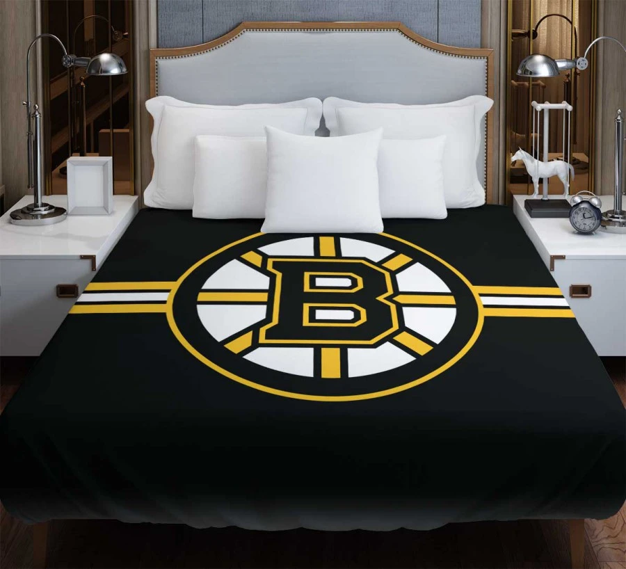 Boston Bruins Top Ranked NHL Ice Hockey Team Duvet Cover