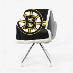 Boston Bruins Top Ranked NHL Ice Hockey Team Sherpa Fleece Blanket 2