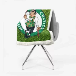 Boston Celtics Classic Basketball Team Sherpa Fleece Blanket 2