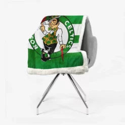 Boston Celtics Energetic NBA Basketball Club Sherpa Fleece Blanket 2