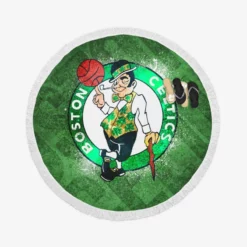 Boston Celtics Excellent NBA Basketball Club Round Beach Towel