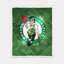 Boston Celtics Excellent NBA Basketball Club Sherpa Fleece Blanket 1