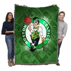 Boston Celtics Excellent NBA Basketball Club Woven Blanket