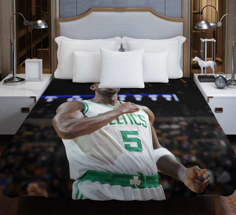 Boston Celtics Kevin Garnett NBA Basketball Club Duvet Cover