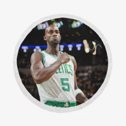 Boston Celtics Kevin Garnett NBA Basketball Club Round Beach Towel