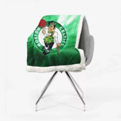 Boston Celtics Popular NBA Basketball Club Sherpa Fleece Blanket 2