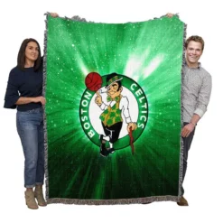 Boston Celtics Popular NBA Basketball Club Woven Blanket