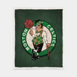 Boston Celtics Successful Basketball Team in NBA Sherpa Fleece Blanket 1