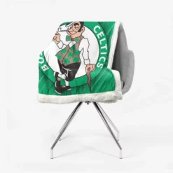 Boston Celtics Top Ranked NBA Club Sherpa Fleece Blanket 2
