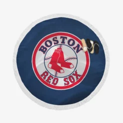 Boston Red Sox Classic MLB Baseball Club Round Beach Towel