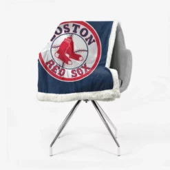 Boston Red Sox Classic MLB Baseball Club Sherpa Fleece Blanket 2
