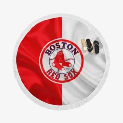 Boston Red Sox Energetic MLB Baseball Club Round Beach Towel