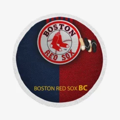 Boston Red Sox Popular MLB Club Round Beach Towel