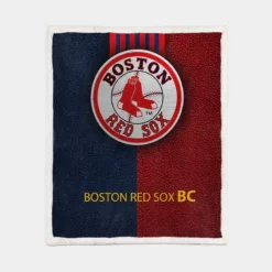 Boston Red Sox Popular MLB Club Sherpa Fleece Blanket 1