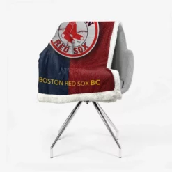 Boston Red Sox Popular MLB Club Sherpa Fleece Blanket 2