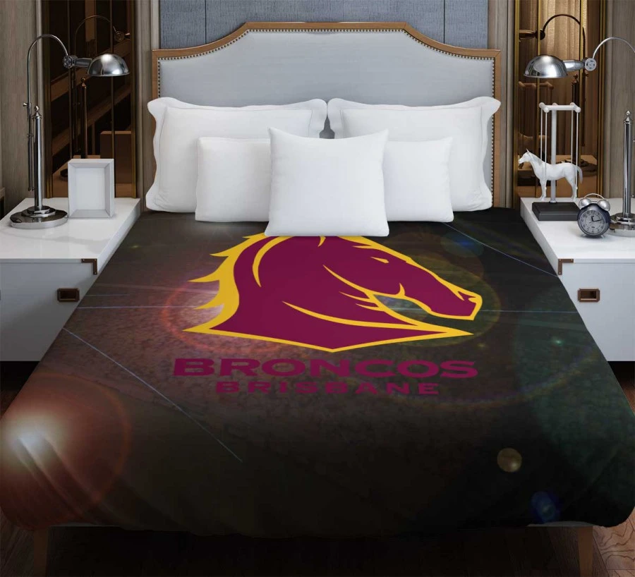 Brisbane Broncos Popular NRL Rugby Team Duvet Cover