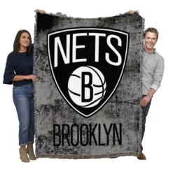 Brooklyn Nets NBA Popular Basketball Club Woven Blanket