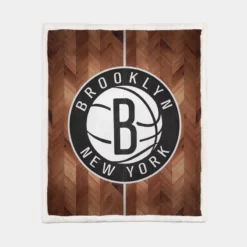 Brooklyn Nets Professional NBA Club Sherpa Fleece Blanket 1