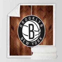 Brooklyn Nets Professional NBA Club Sherpa Fleece Blanket