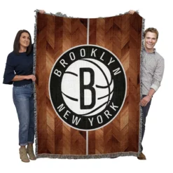 Brooklyn Nets Professional NBA Club Woven Blanket