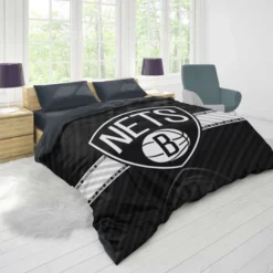 Brooklyn Nets Top Ranked NBA Basketball Team Duvet Cover 1