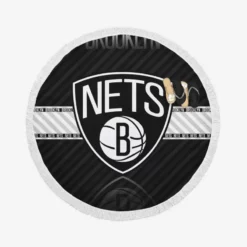 Brooklyn Nets Top Ranked NBA Basketball Team Round Beach Towel