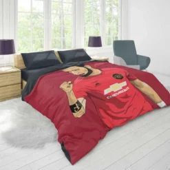 Bruno Fernandes Manchester United Football Player Duvet Cover 1