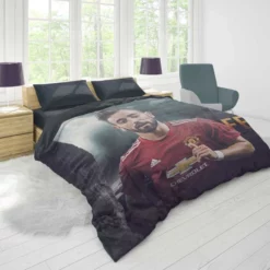 Bruno Fernandes Manchester United Midfield Football Player Duvet Cover 1