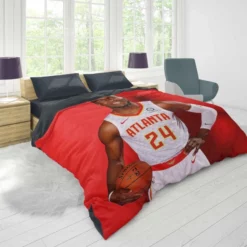 Bruno Fernando Top Ranked NBA Basketball Player Duvet Cover 1