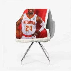 Bruno Fernando Top Ranked NBA Basketball Player Sherpa Fleece Blanket 2