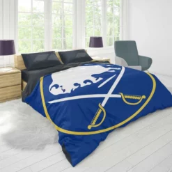 Buffalo Sabres Professional NHL Ice Hockey Team Duvet Cover 1