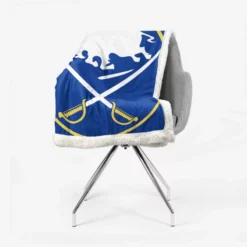 Buffalo Sabres Professional NHL Ice Hockey Team Sherpa Fleece Blanket 2