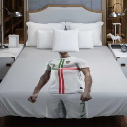 CR7 Cristiano Ronaldo in no Seven Jersey Duvet Cover