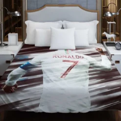 CR7 Portugal Soccer Star Duvet Cover