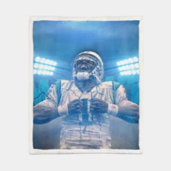 Cam Newton Super Cam Famous NFL Player Sherpa Fleece Blanket 1