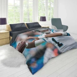 Cam Newton Top Ranked NFL Player Duvet Cover 1
