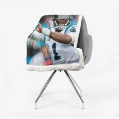 Cam Newton Top Ranked NFL Player Sherpa Fleece Blanket 2