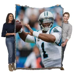 Cam Newton Top Ranked NFL Player Woven Blanket