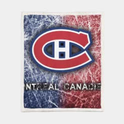 Canadiens Strong NHL Hockey Club Sherpa Fleece Blanket 1