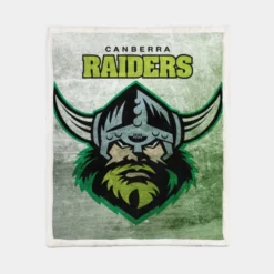 Canberra Raiders Australian Professional Rugby Club Sherpa Fleece Blanket 1