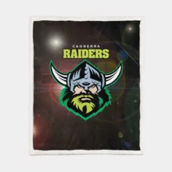 Canberra Raiders Classic NRL Rugby Football Club Sherpa Fleece Blanket 1