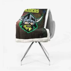 Canberra Raiders Classic NRL Rugby Football Club Sherpa Fleece Blanket 2