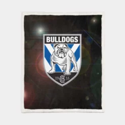 Canterbury Bankstown Bulldogs Professional Rugby Club Sherpa Fleece Blanket 1