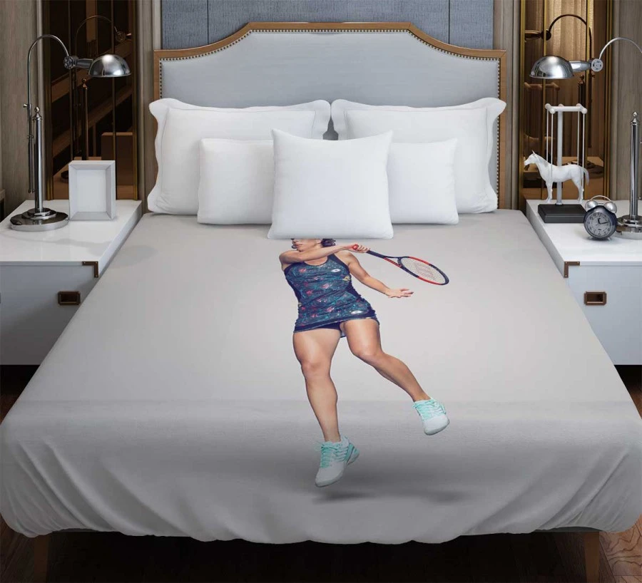 Carla Suarez Navarro Populer Spanish Tennis Player Duvet Cover