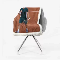 Carlos Alcaraz Exellent ATP Tennis Player Sherpa Fleece Blanket 2