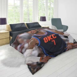 Carmelo Anthony American Professional Basketball Player Duvet Cover 1