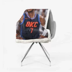 Carmelo Anthony American Professional Basketball Player Sherpa Fleece Blanket 2