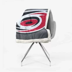 Carolina Hurricanes Excellent NHL Hockey Club Sherpa Fleece Blanket 2