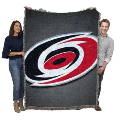 Carolina Hurricanes Excellent NHL Hockey Club Woven Blanket