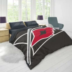 Carolina Hurricanes professional Ice Hockey Team Duvet Cover 1